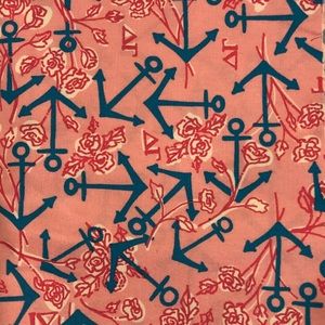 Lilly Pulitzer Delta Gamma Print Cotton Fabric